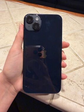 Apple iPhone 14 plus - Deep Navy Blue Gloss Back - Dual Camera